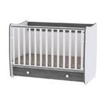 Кроватка детская Lorelli DREAM New White Vintage Gray