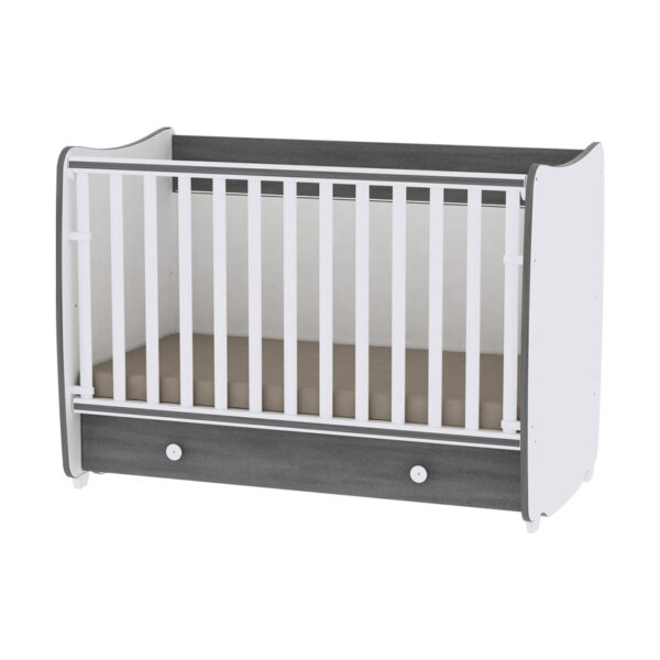 Patuc pentru copii Lorelli DREAM New White Vintage Gray - imagine 2