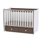 Кроватка детская Lorelli MATRIX White Walnut