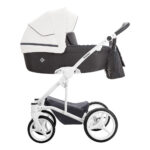 Carucior 2-in-1 Bebetto TORINO 01 White Frame