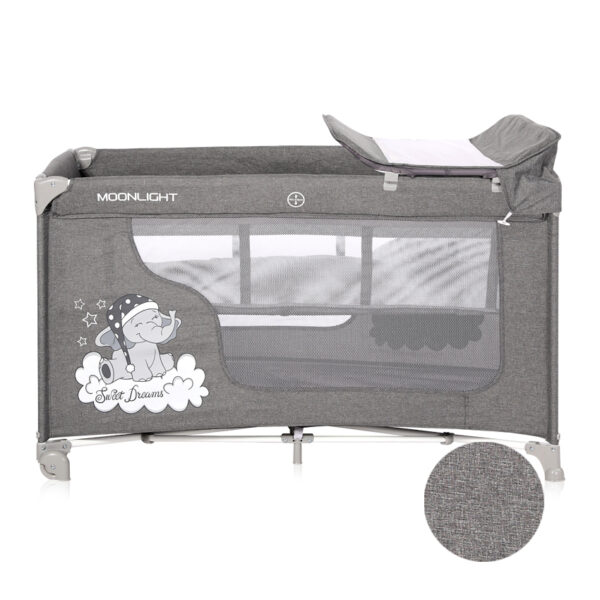 Pat pliant  Lorelli MOONLIGHT 2 Grey Luxe - imagine 3