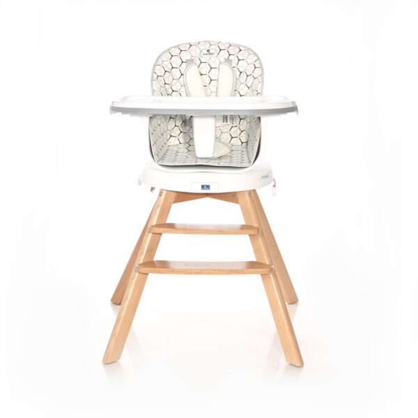 Scaun de masa 3-in-1 Lorelli NAPOLI Grey Hexagons - imagine 2