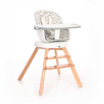 Scaun de masa 3-in-1 Lorelli NAPOLI Grey Hexagons - imagine 3