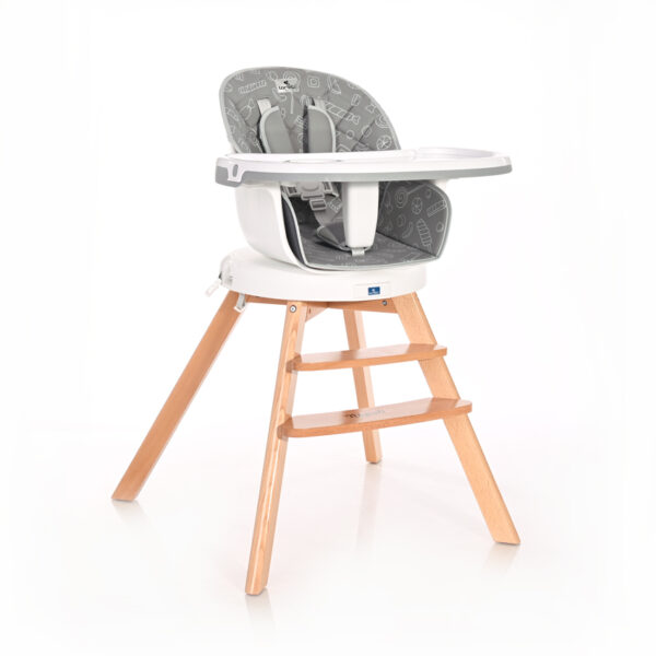 Стульчик для кормления 3-в-1 Lorelli NAPOLI Grey Candy — изображение 3