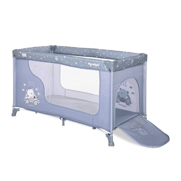 Кровать-манеж Lorelli MOONLIGHT 1 Silver Blue Car — изображение 2