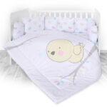 Set lenjerie pat 7 elem, Lorelli LILI Ranforce Chicken /20800144201/