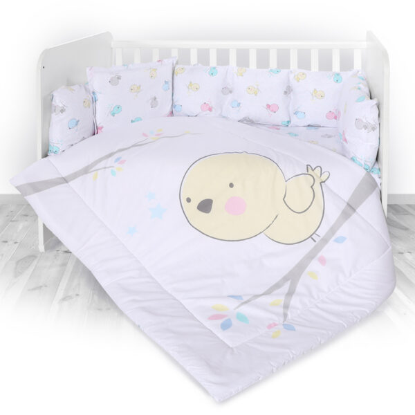 Set lenjerie pat 7 elem, Lorelli LILI Ranforce Chicken /20800144201/ - imagine 2