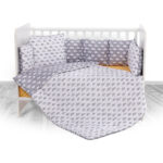 Set lenjerie pat 7 elem., Lorelli LILI Clouds Grey
