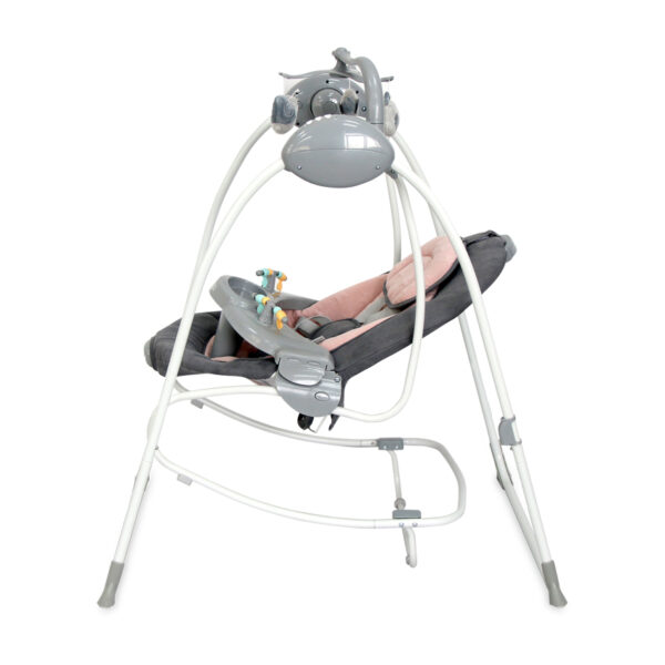 Șezlong-balansoar 2-in-1 electronic  Lorelli TANGO Cameo Rose Stars - imagine 3