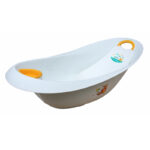 Ванночка с ковриком для купания Lorelli LUX Bear White