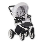 Carucior 2-in-1 Bebetto HOLLAND W45 White Frame - imagine 2