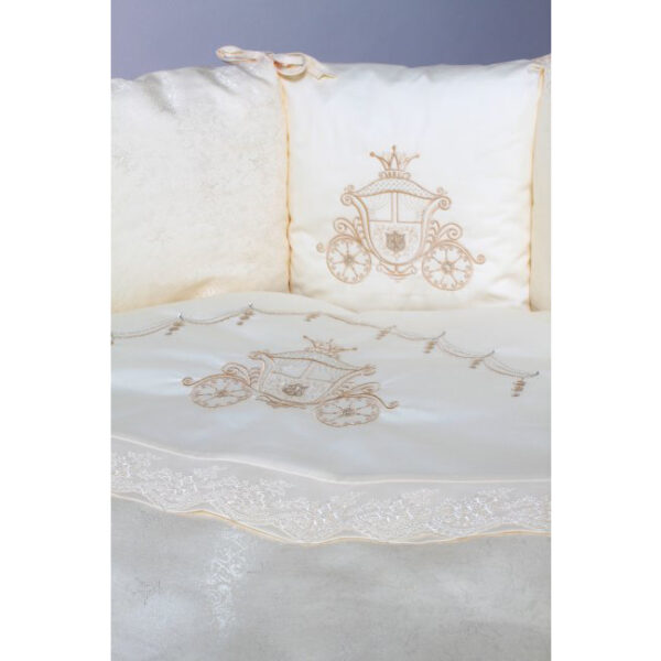Set lenjerie pentru pat 6 unit., Incanto "Карета" бежевый - imagine 2