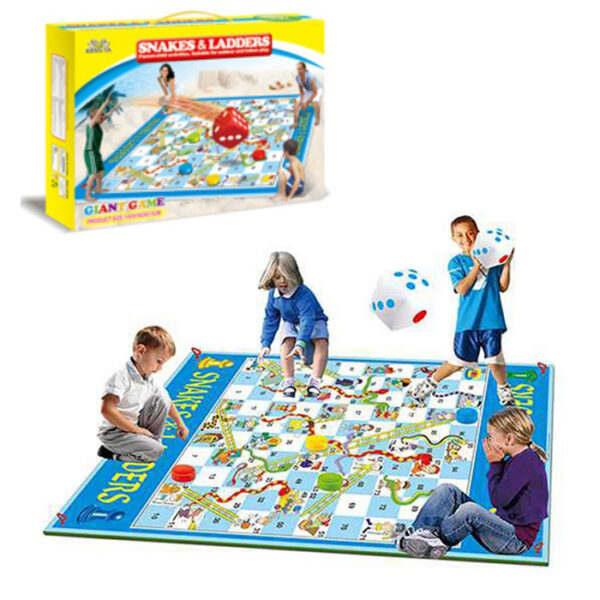 Большая напольная игра SNAKE & LADDER (Змеи и Лестницы), 180*160 см — изображение 2