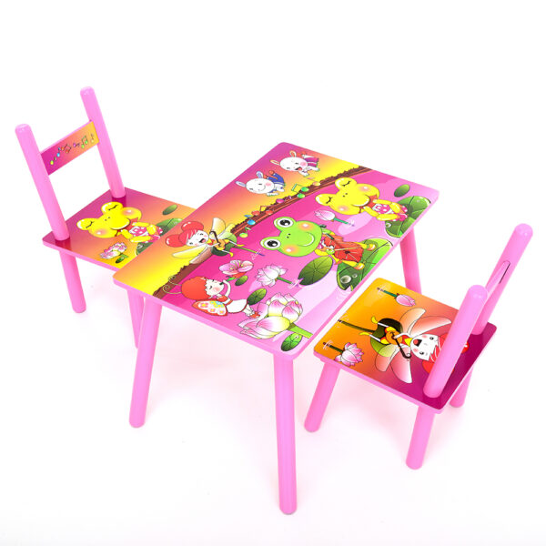 Set masuța cu 2 scaune - imagine 2