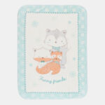 Мягкое зимнее одеяло 80/110 см. FUNNY FRIENDS Blue