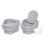 Горшок Lorelli THRONE Zebra Grey