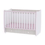 Кроватка детская Lorelli DREAM New White Pink