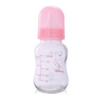 Бутылочка стеклянная 120 ml Lorelli Pink