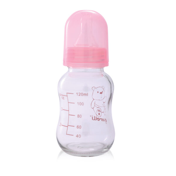 Бутылочка стеклянная 120 ml Lorelli Pink — изображение 2
