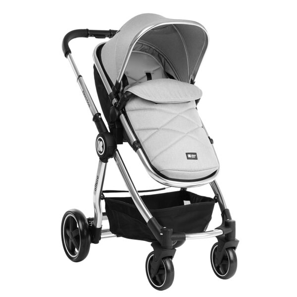 Коляска 3-в-1 ALLURE Grey Silver Chrome — изображение 2