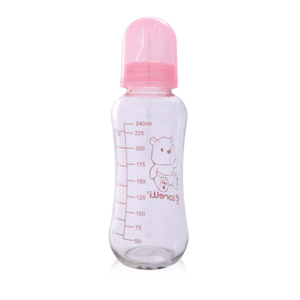 Бутылочка стеклянная 240 ml Lorelli Pink — изображение 2