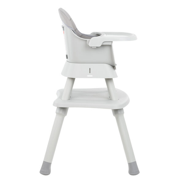 Scaun de masa 6-in-1 Eat N Play Grey - imagine 2