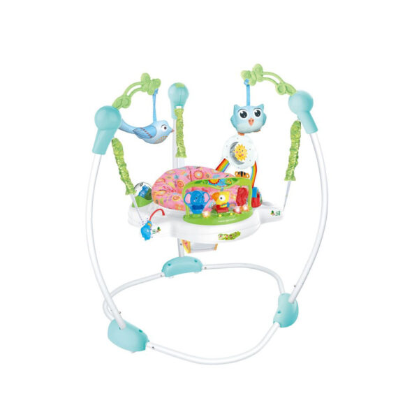 Jumper cu panou interactiv Forest Fun Pink - imagine 2