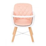 Стульчик для кормления 2-in-1 Kikkaboo WOODY Pink 2023 — изображение 2