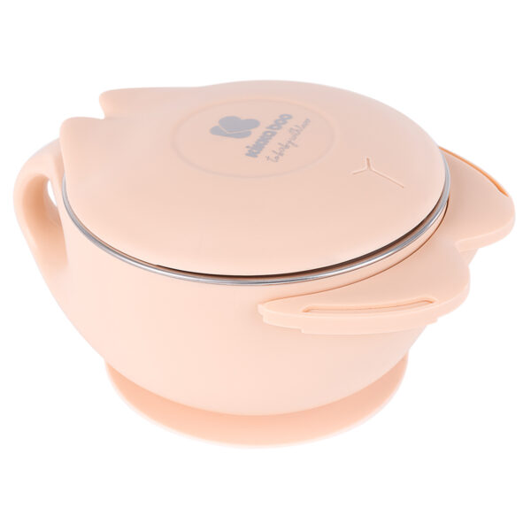 Castron universal din otel inoxidabil 400 ml, Cat Pink /041121/ - imagine 4