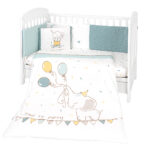 Set lenjerie pat Elephant time 6pcs