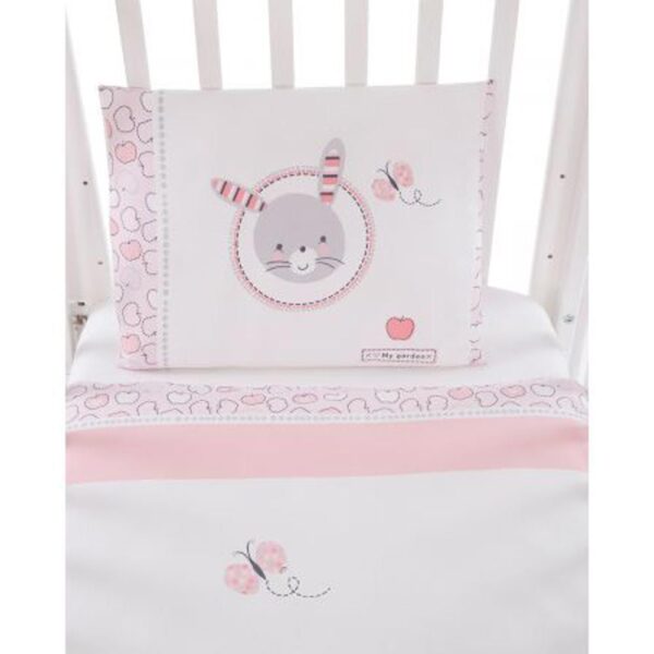 Set lenjerie pat 6 el., Pink Bunny - imagine 3