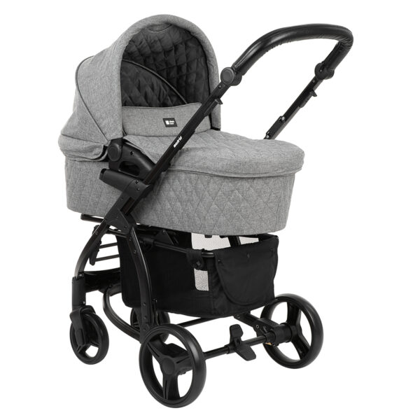Коляска 3-в-1 MADRID Dark Grey Melange 2020 — изображение 3