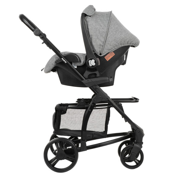 Коляска 3-в-1 MADRID Dark Grey Melange 2020 — изображение 6