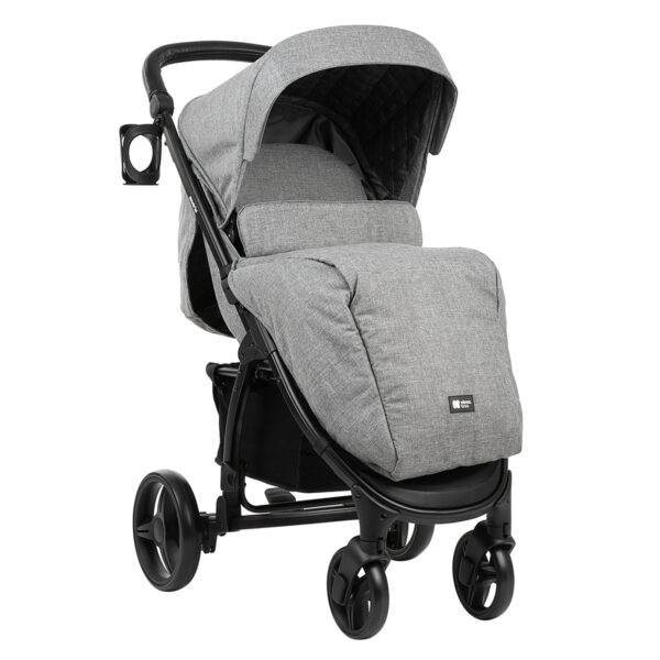 Коляска 3-в-1 MADRID Dark Grey Melange 2020 — изображение 8