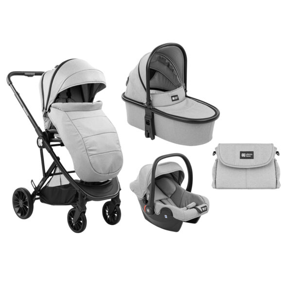 Carucior 3-in-1 CHERIE Grey - imagine 10