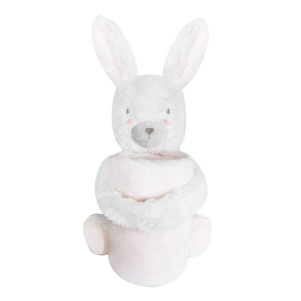 Jucarie+ paturica Kikkaboo  Rabbits in Love - imagine 2