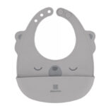 Мягкий силиконовый нагрудник, Grey