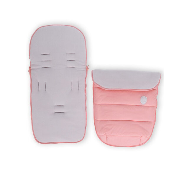 Утеплённый конверт в коляску EMBROIDERED Pink — изображение 2
