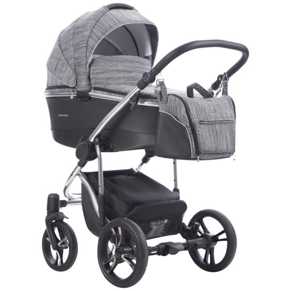 Коляска 2-в-1 Bebetto BRESSO Premium Silver 02 — изображение 3