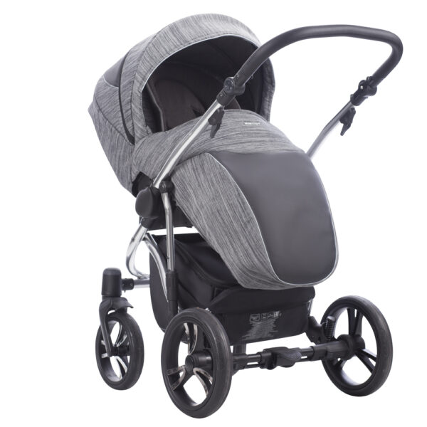 Коляска 2-в-1 Bebetto BRESSO Premium Silver 02 — изображение 4