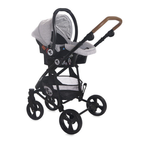 Коляска 3-в-1 Lorelli CRYSTA Opaline Grey — изображение 3