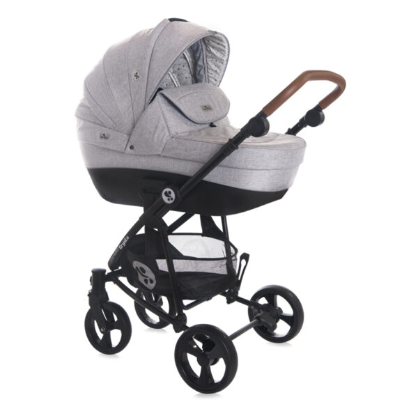 Коляска 3-в-1 Lorelli CRYSTA Opaline Grey — изображение 5