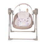 Люлька-шезлонг электронная Lorelli TWINKLE RHINO Beige — изображение 3