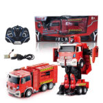 Robot transformer cu telecomanda "Camion de pompieri"