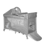 Кровать-манеж Lorelli MOONLIGHT 2 Rocker Grey Fun