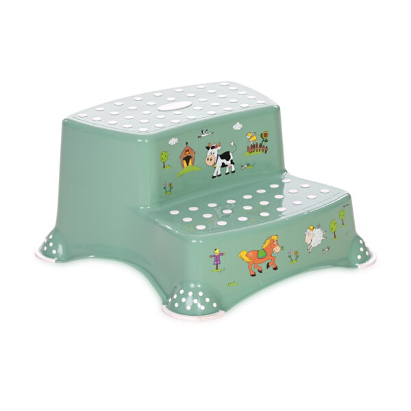 Подставка под ножки Lorelli DOUBLE FUNNY FARM NORDIC GREEN — изображение 2