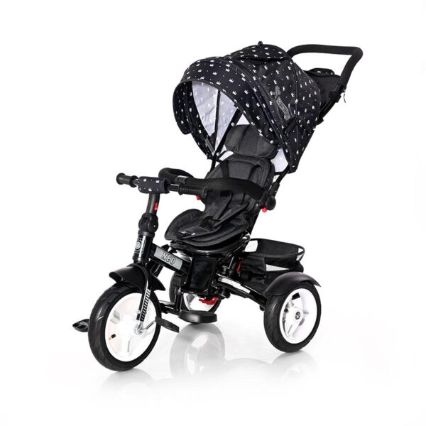 Tricicleta Lorelli NEO AIR Black Crowns - imagine 3