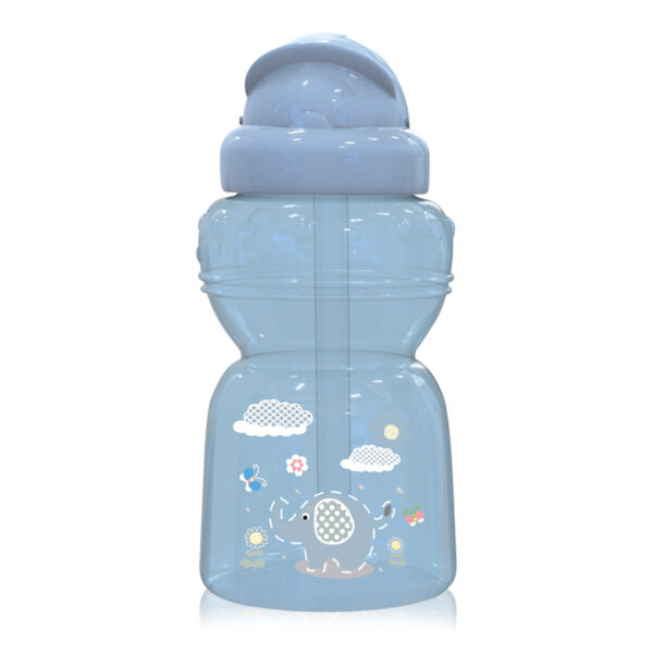 Бутылочка спорт с трубочкой 325 ml, Lorelli ANIMALS Moonlight Blue — изображение 2