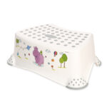 Подставка под ножки Lorelli HIPPO White-Grey