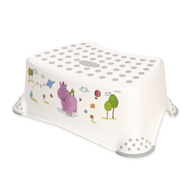 Подставка под ножки Lorelli HIPPO White-Grey — изображение 2